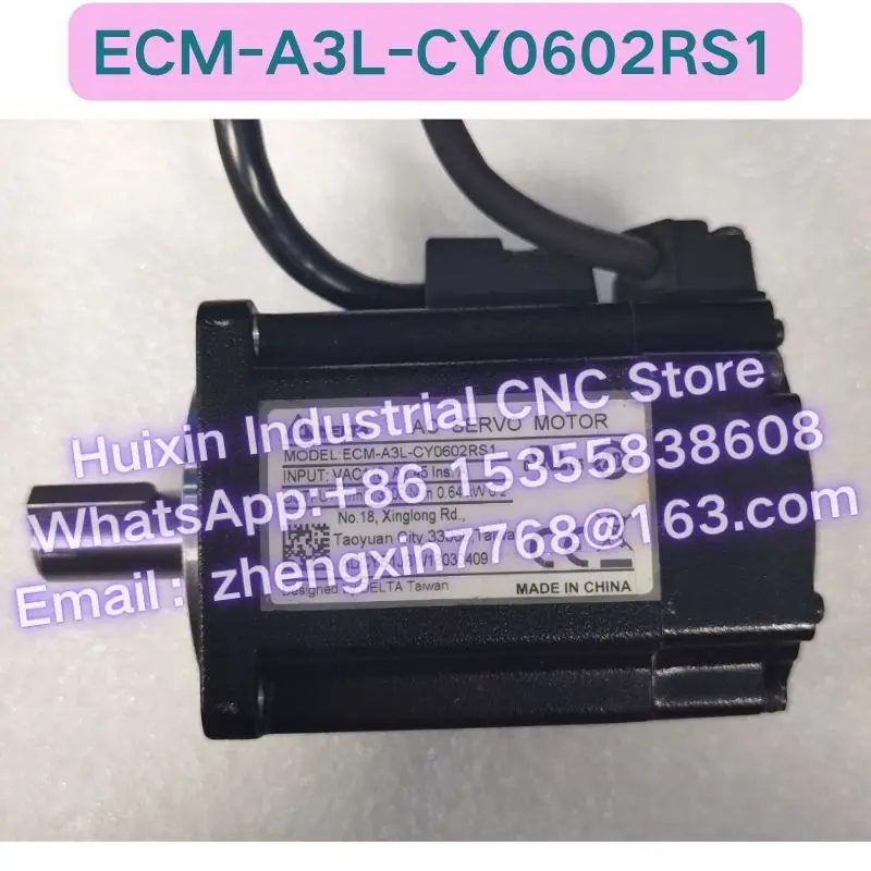 Used Servo Motor ECM-A3L-CY0602RS1 ECM A3L CY0602RS1 Normal Function Tested OK Fast delivery