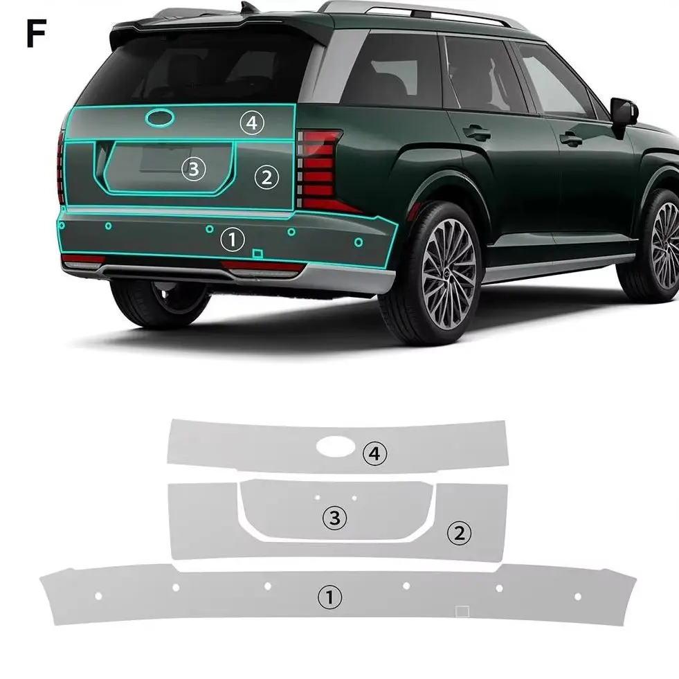 

8.5Mil Pre-cut PPF For Hyundai Palisade 2026-UP TPU Bumper Clear Paint Protection Film Scratch-Resistant Exterior Accessories