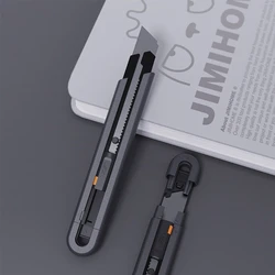 JIMIHOME Mini Utility Knife Carbon Steel Blade Safety Lock Stretch Pocket Professional Paper Cutter Multifunction Tool