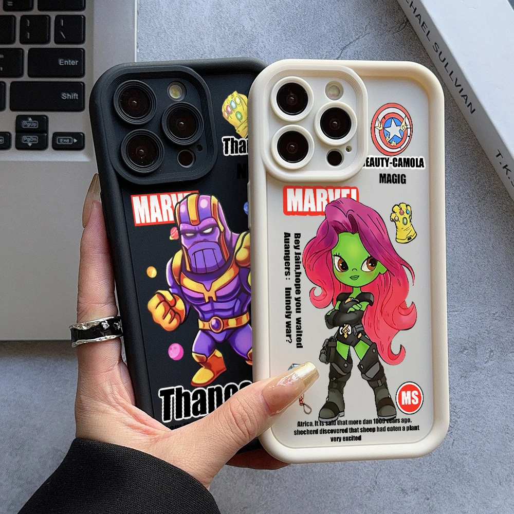 Cartoon Thanos Gamora Phone Case for OnePlus Nord CE 4 Ace 3 NordCE 2 2V Lite 8T 4G 5G Soft Shockproof Cover Capa Funda