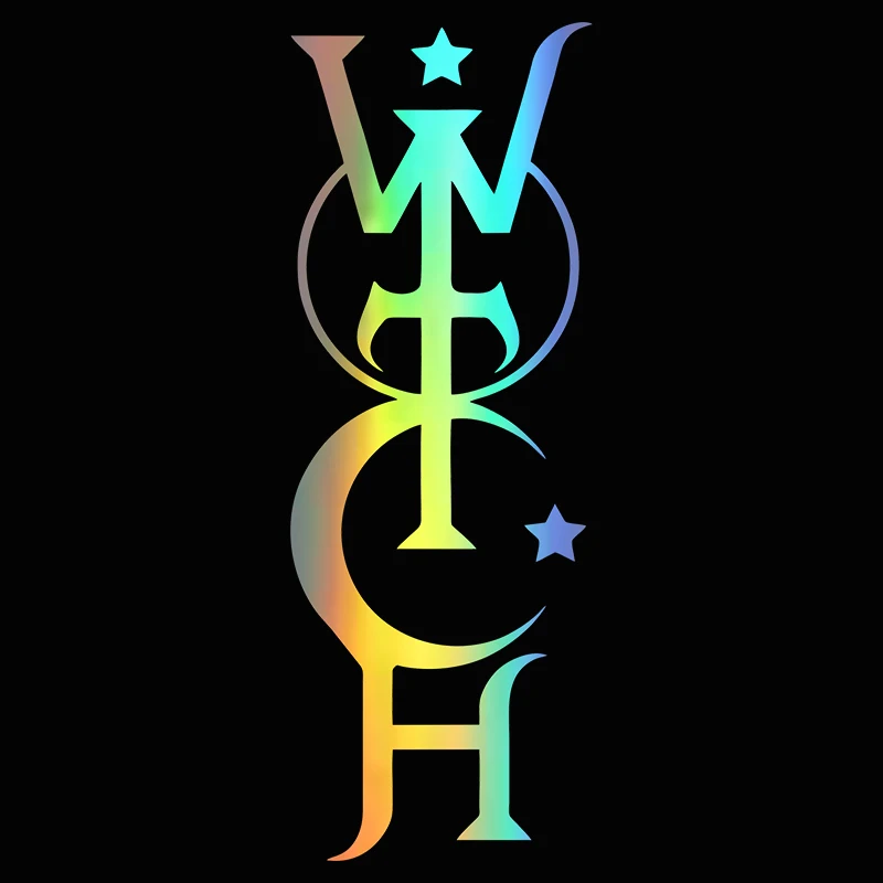 Witch Die-Cut Vinyl Decal Car Sticker Waterproof Auto Decors on Car Body Bumper Rear Window Laptop choose size
