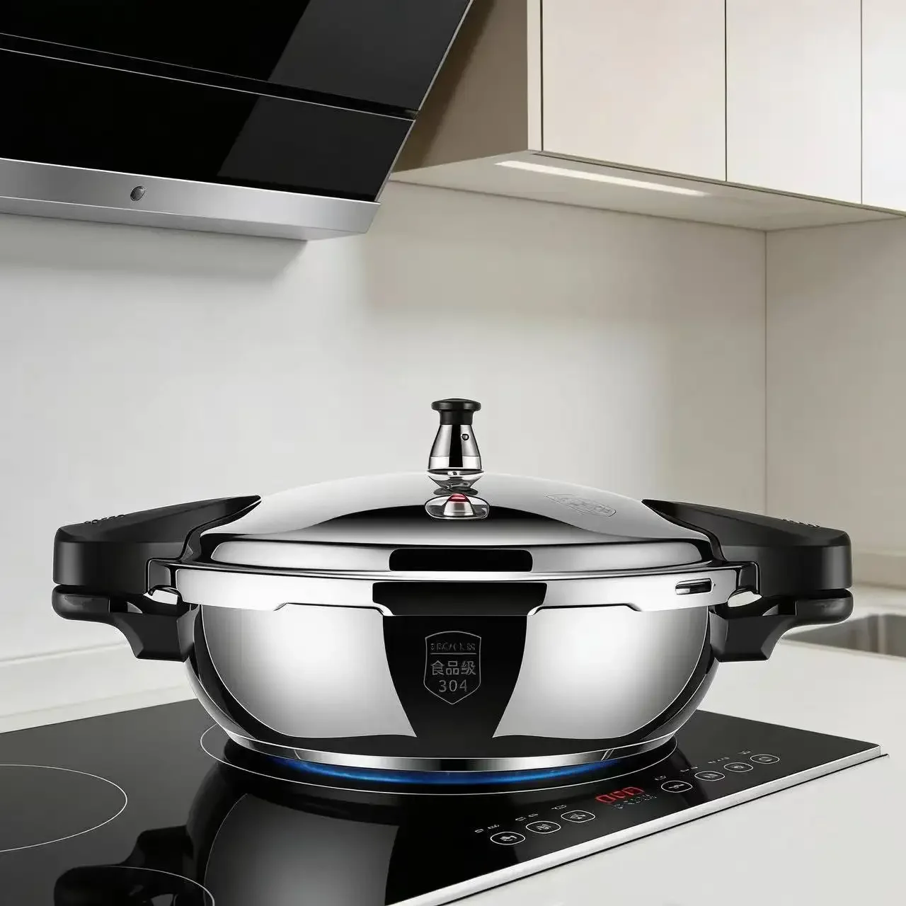 Single Person Stainless Steel Mini Pressure Cooker Eco-Friendly Gas Induction Micro Rice Cooker Explosion-Proof