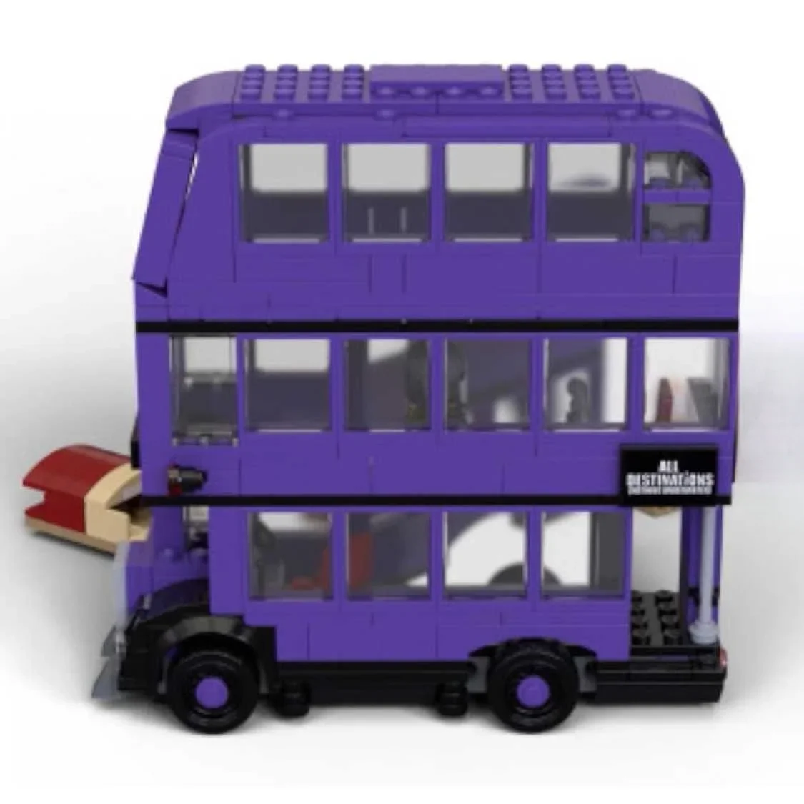 The Prisoner Knight Bus 75957 Building Blocks Kits Transportation Model Bricks Children Toys For Boys Gift，Compatible With Legos