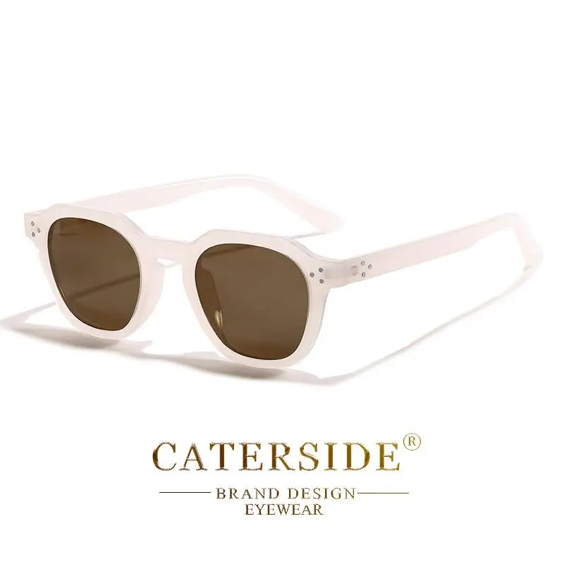 CATERSIDE Neue Modische Polarisierte Damen-Sonnenbrille mit Rundem Rahmen Farbige Sonnenbrillen für Herren Hochwertige Outdoor-Brillen für Partys und Reisen – Detail 15