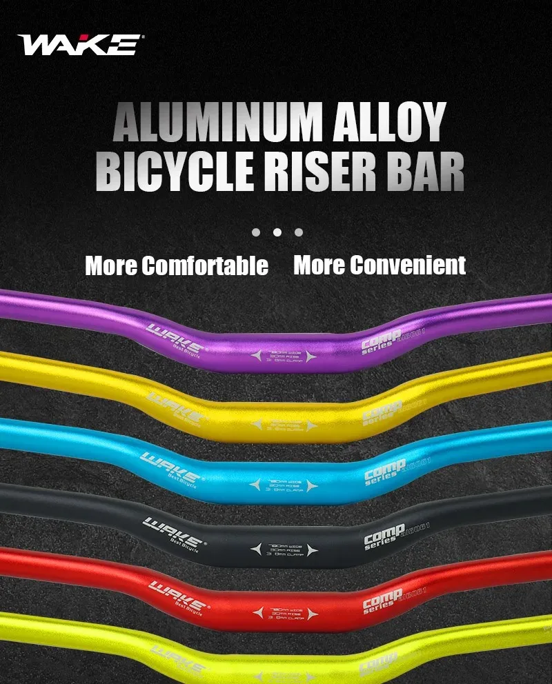 WAKE Mountainbike-Lenker 720mm 780mm 31,8mm Fahrradlenker 31,8mm Aluminiumlegierung Fahrradlenker Fahrradteile – Detail 1