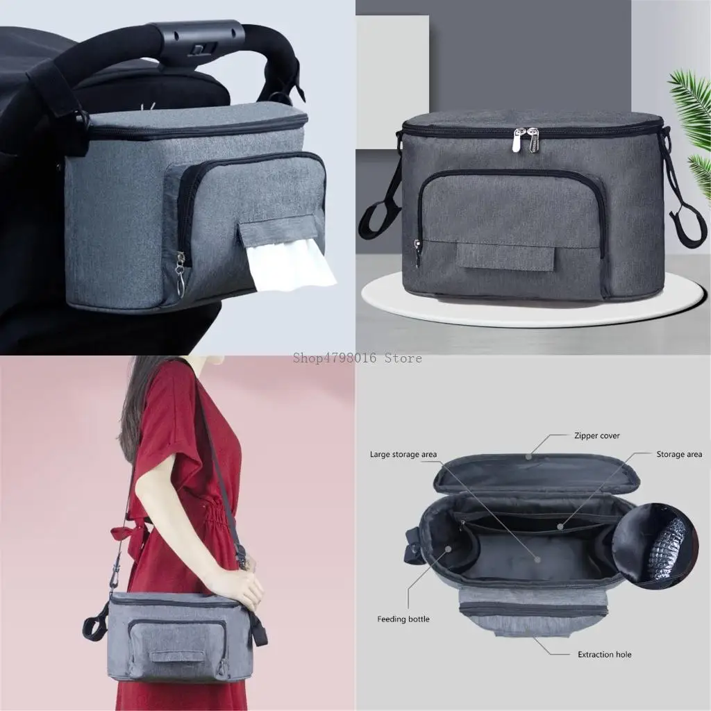 

Universal Baby Pram Cart Hanging Storage Bag Case for Convenient Organization