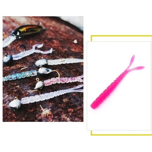 Imagen 2 del producto Mustad, pez de cola de horquilla AJW-PILO, insectos de cola de golondrina, pesca de raíz de cebo pequeño, lubina de cabeza negra de boca rizada, microobjetos