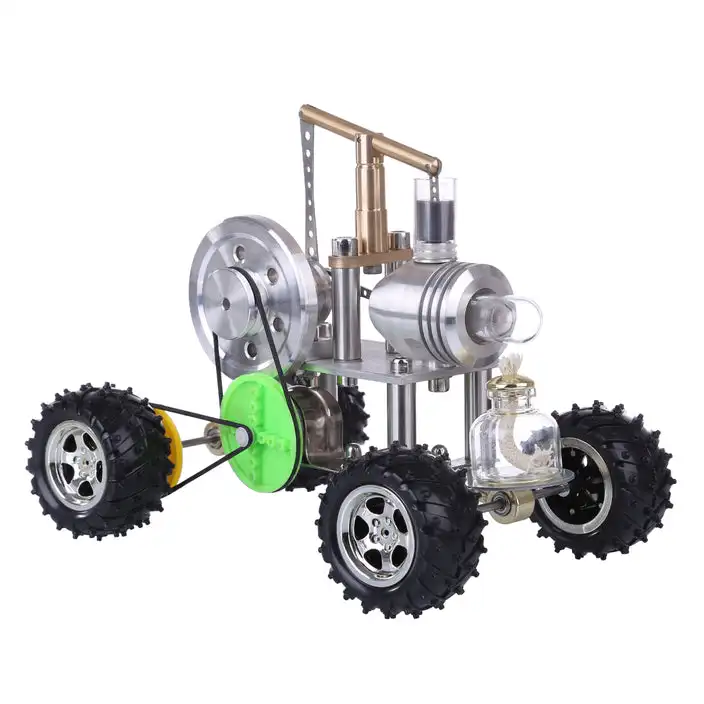 Modèle de Voiture à Air Chaud à Intervalles Simples, Moteur Stirling, Jouet