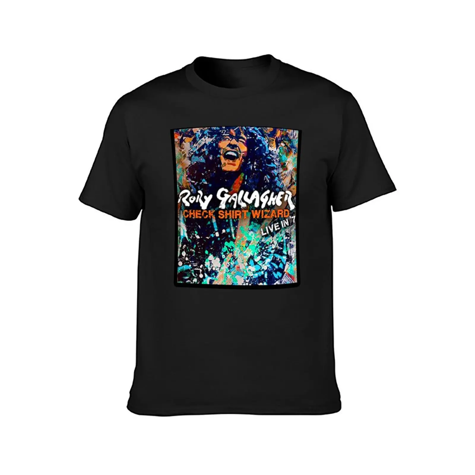 RORY GALLAGHER MUSIC ARTWORK T-Shirt Short sleeve tee quick drying aesthetic clothes plain black t shirts men