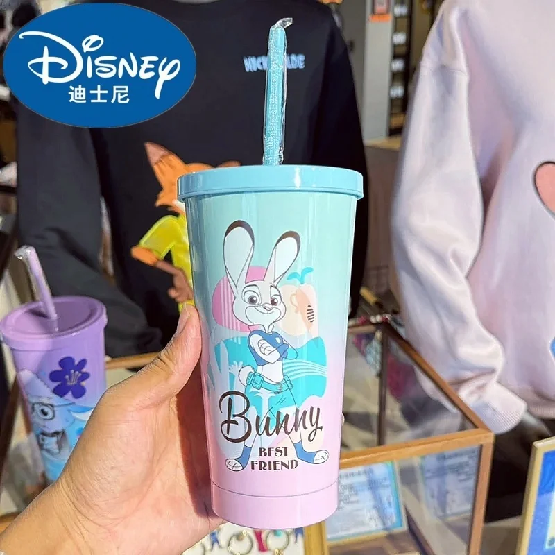 Hot Sale Disney Crazy Zootopia Mr.big Mr. Bunny 500ml Stainless Steel Cups Thermos Mug Top Sippy Cup Cute Cartoon Birthday Gifts