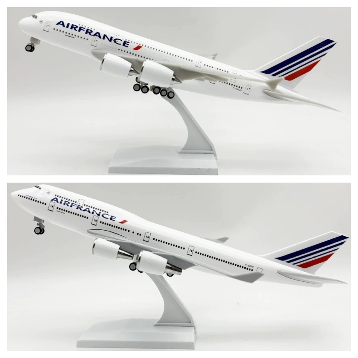 airplane kids toys 1/240 Scale 30cm B747 Air France A380 Airways For Boys Aircraft Model Kit (With Stand) Collected Gift By