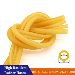 Manguera de goma de látex natural, cuerda de tensión anticongelante, tubo elástico de alta resistencia, tirachinas para caza, catapulta, arco
