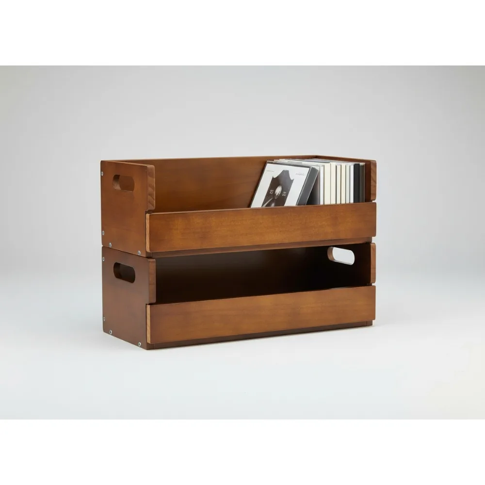 2 Set Wooden Cd Sto…