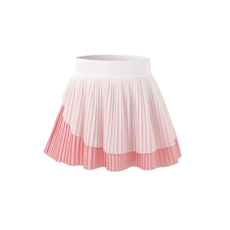 

Sports Skort Kawaii Pink Blue Badminton and Tennis Sports Pleated Skirt Teenage Kids Girls Skirts Quick-Dry