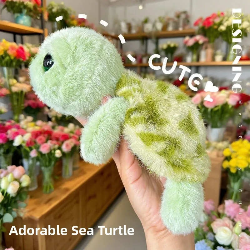 

Adorable Big Eye Turtle Plu Toy for Boys And Girls Small Turtle Stuffed Animal Comforting Bedtime Canion Toy from China
