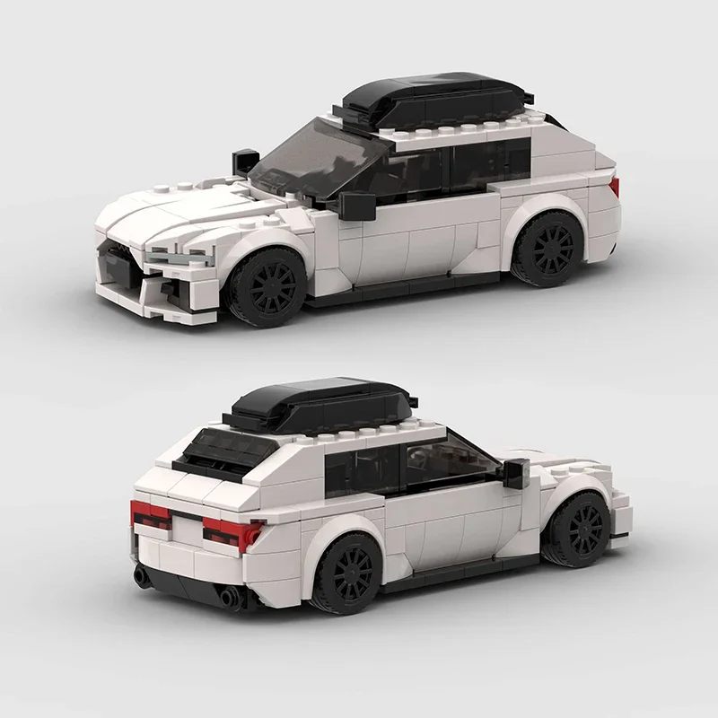 Rs6 Moc Stadsracewagen Snelheidskampioenen Sportbouwstenen Klassieke Rally Supercar Racers Geweldige Voertuigen Kits Speelgoed Diy