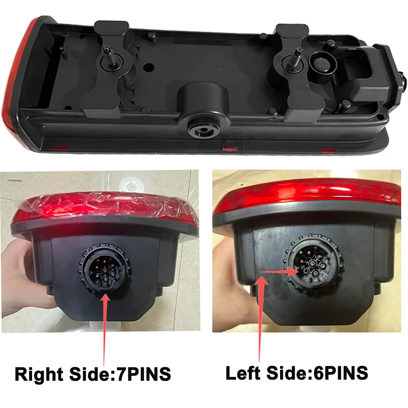1PC 24V Tail Light Assembly For Volvo Truck FM Series Left/Right Taillight Original Hole Position Non-Destructive Installation - view 4