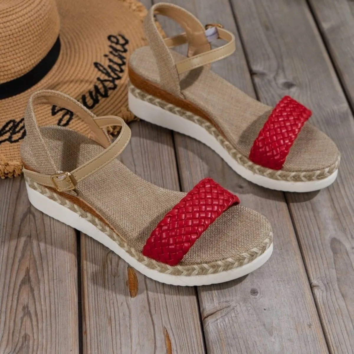 

Women Lightweight Wedges Sandals Female Fashion Platform Shoes Ladies Platform Casual Beach Outdoor Sandalias Mujer 2024