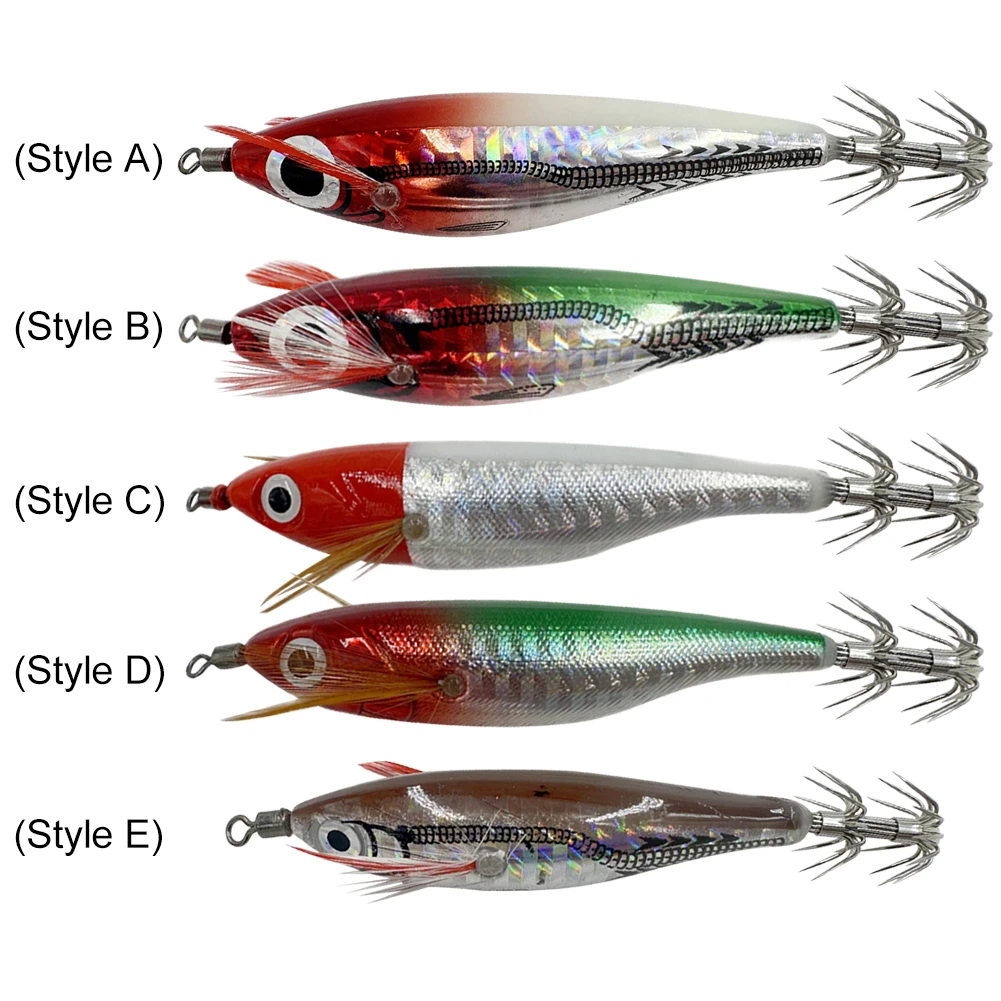 Флуоресцентная рыболовная приманка из АБС-пластика, рыболовные приманки для осьминога, горизонтальная светящаяся плавающая приманка для ночной рыбалки в пресной воде