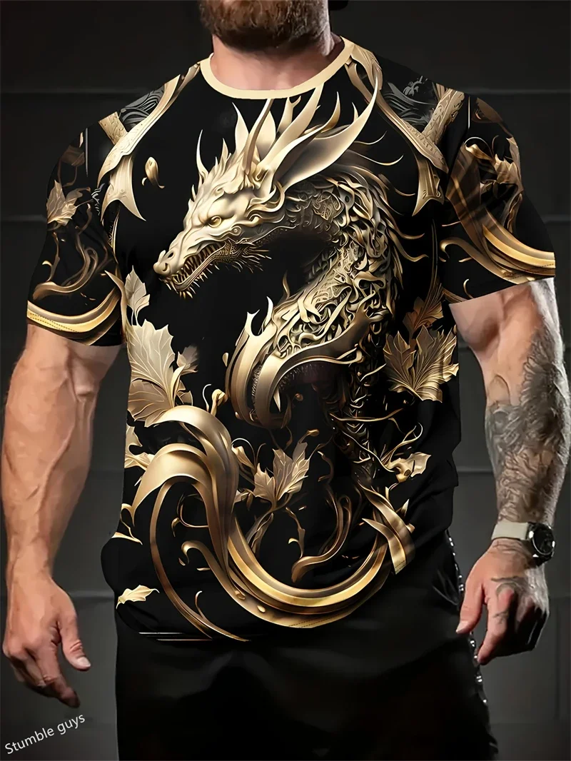 Men's Oversized Sports Jersey T-Shirt Summer Anime Pattern Loose Short Sleeve Lightweight Comfortable Fashion