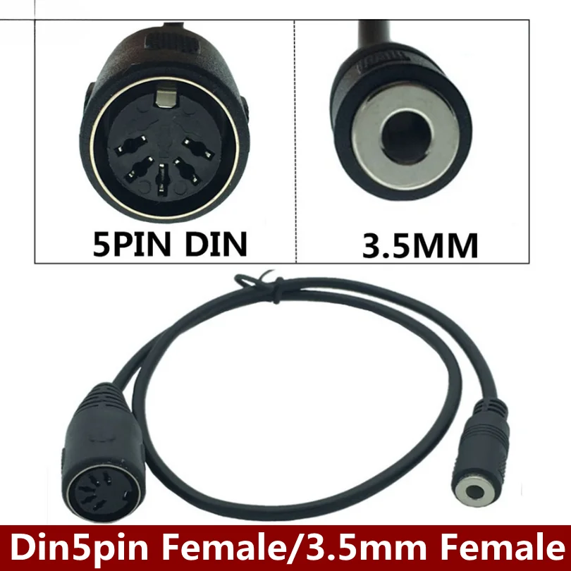 1.5M/1M/50Cm Din 5P…