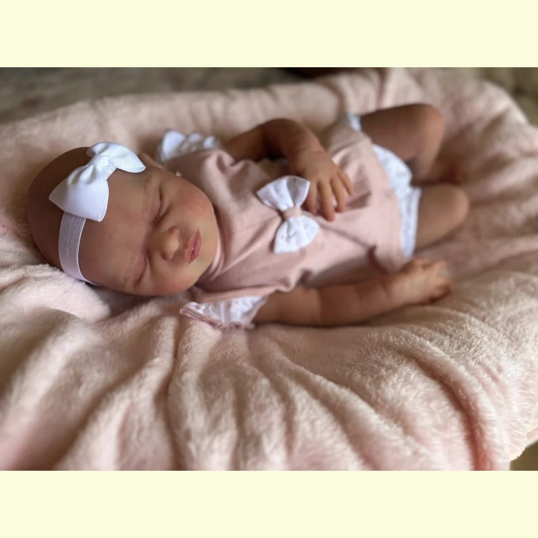 18 Polegada lavável laura sólido silicone bebe reborn menina boneca com pintado careca suavidade toque realista reborn bebê boneca