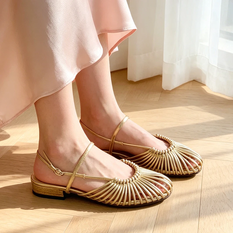

Women Heeled Sandals Elegant Chunky Shoes Woman Slippers Designer Brand Walking Shoes Comfort Dress Slides De Mujer