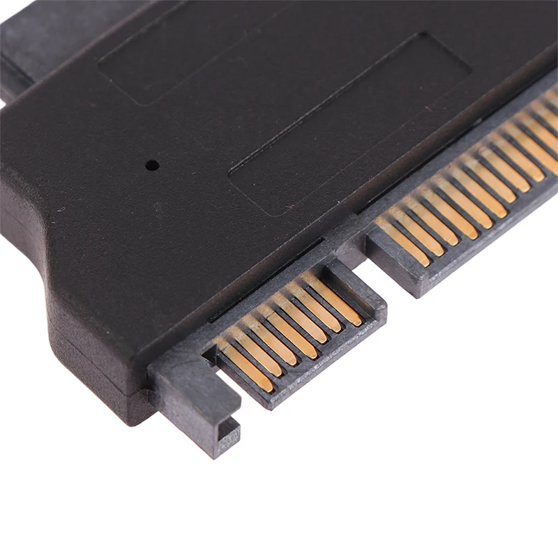 1Pc 22Pin SATA 7+15 Male to 13Pin Slim SATA 7+6 Female Slimline Adapter
