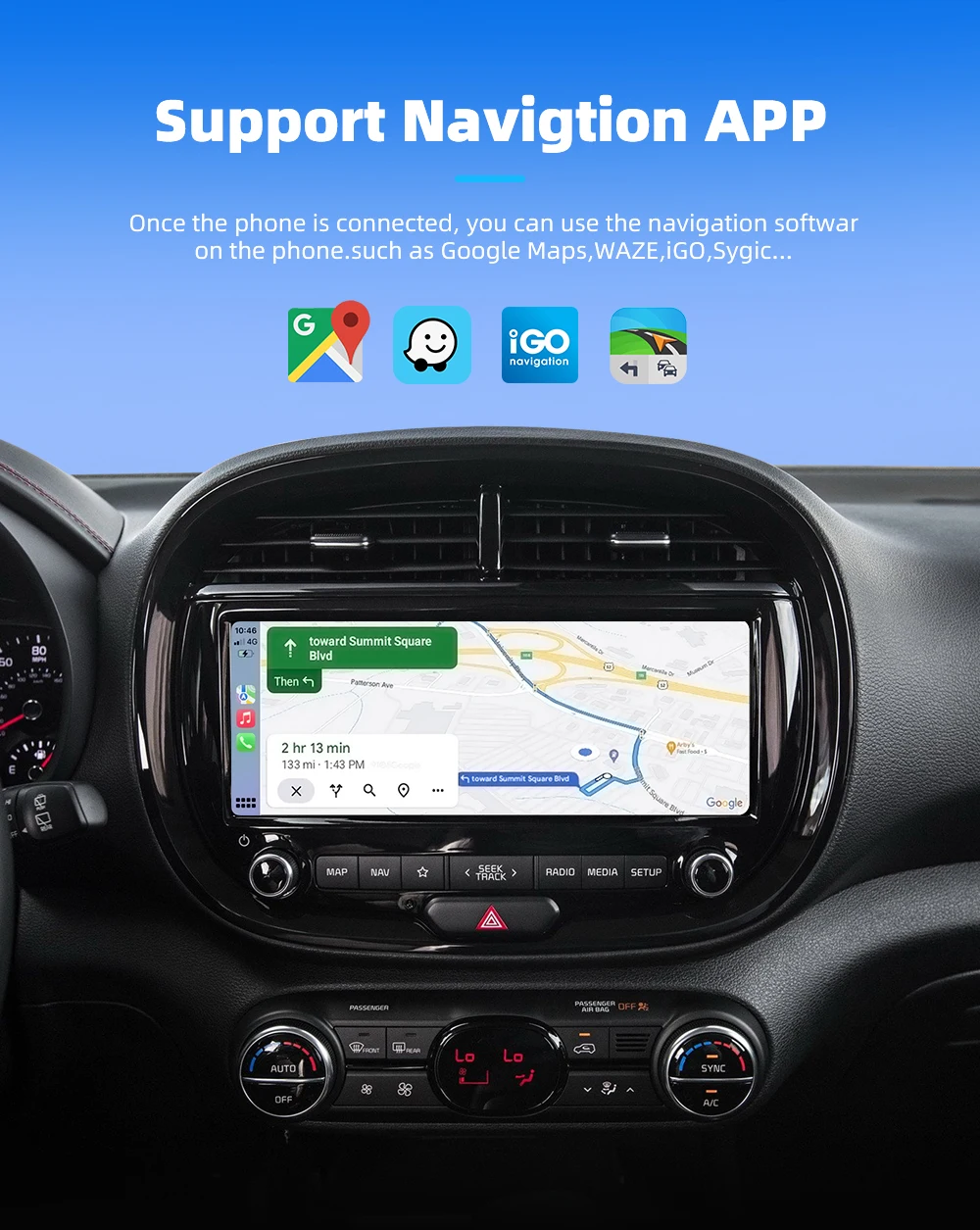 2025 New Wireless CarPlay & Android Auto Adapter – Ultra-Compact | 5GHz WiFi & Bluetooth 5.0 | Voice Control | For Factory-Wired