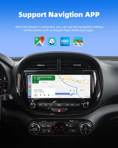 Imagen 2 del producto 2025 Nuevo adaptador inalámbrico CarPlay y Android Auto: ultracompacto |   WiFi de 5 GHz y Bluetooth 5.0 |   Control por voz |   Para cable de fábrica