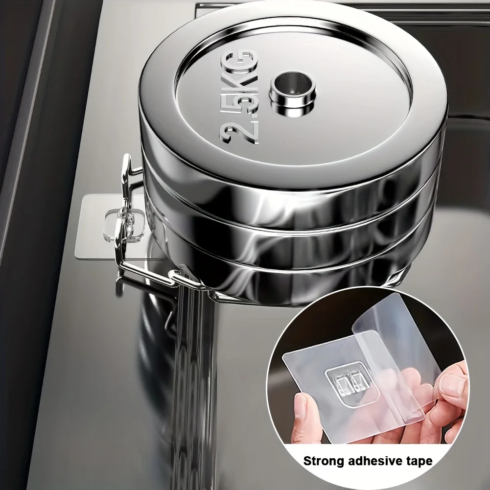 51 pz/set 304 Filtri Tri-Supporto In Acciaio Inox, Filtro Tri-Supporto Con 50 pz Sacchetti Filtro Lavello, Filtri lavello, Kitche