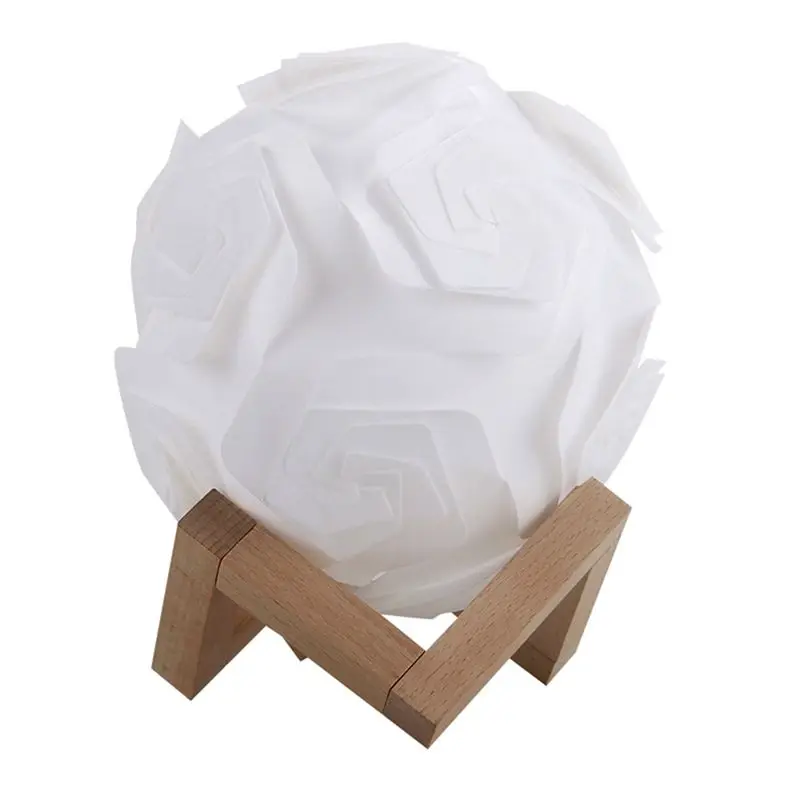 

ABHZ-освещающая лунная лампа 5,9 дюйма, 16 цветов, светодиодная 3D лунная лампа, лунный ночник для девочек, мальчиков, детей, женщин, день рождения, легко установить