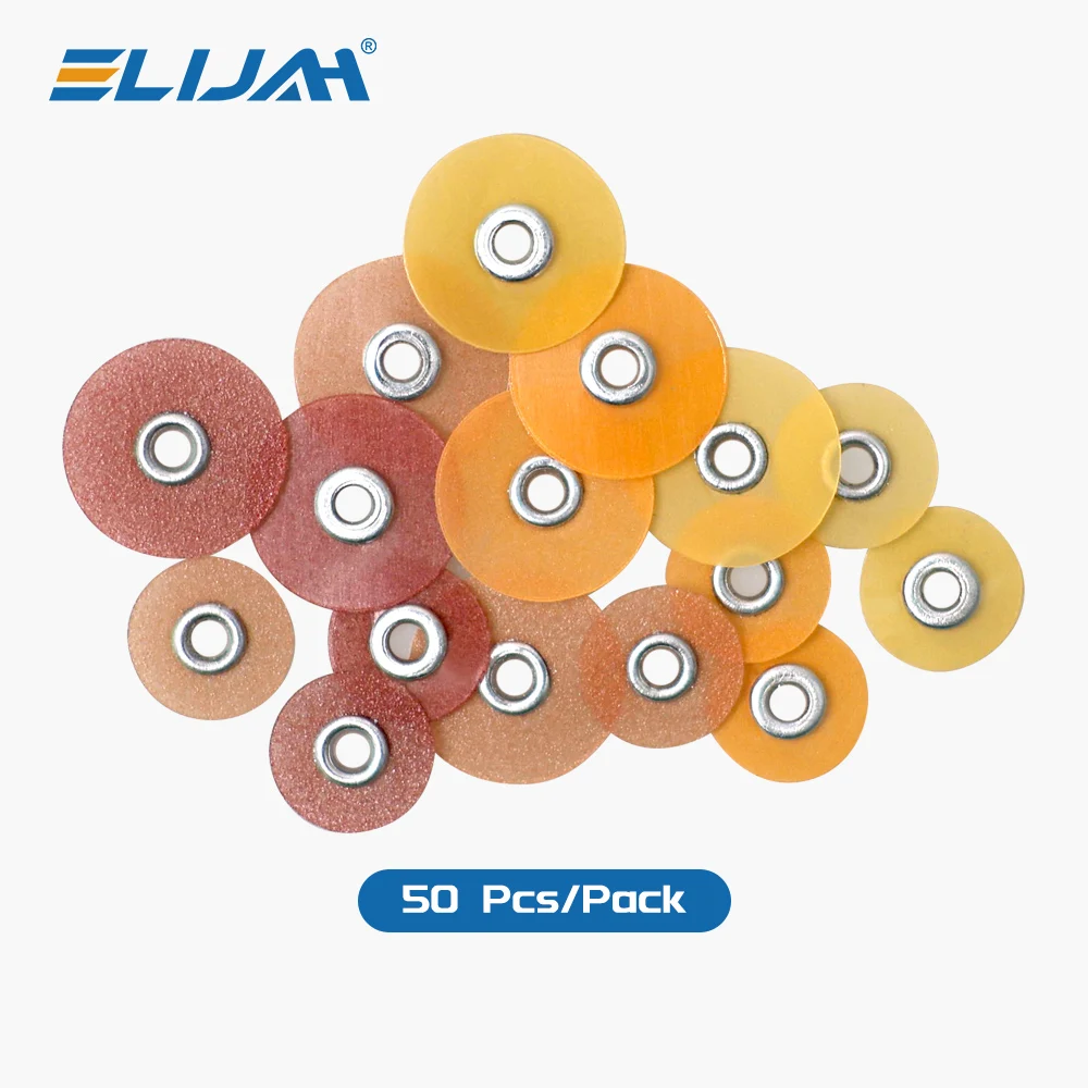 50Pcs Dental Finishing and Polishing Discs Composites Ceramics and Glass Ionomer Restorations 135℃ Autoclavable Dental Materials
