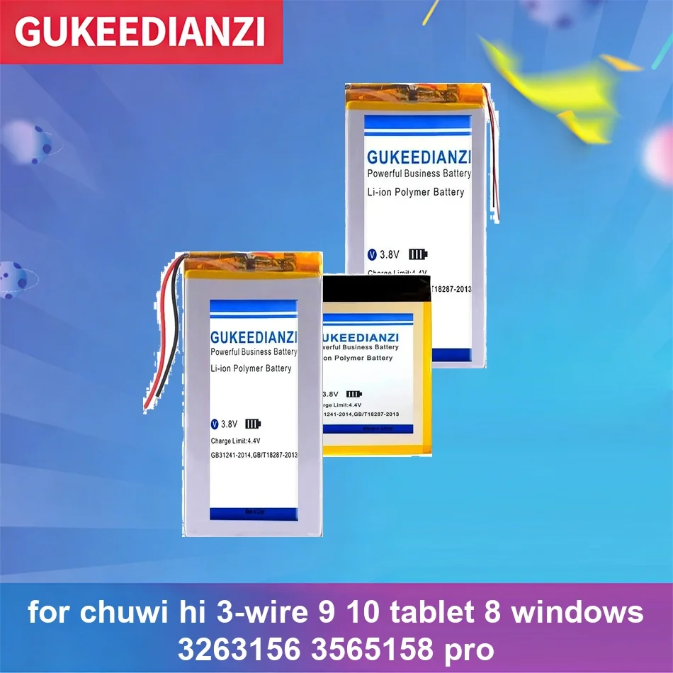 

CW1529 ( 2LINE ) HI8 ( 3 Wires ) HI8 ( 2 Wires ) For Chuwi HI 3-Wire 9 10 Tablet 8 Windows 3263156 3565158 Pro Battery