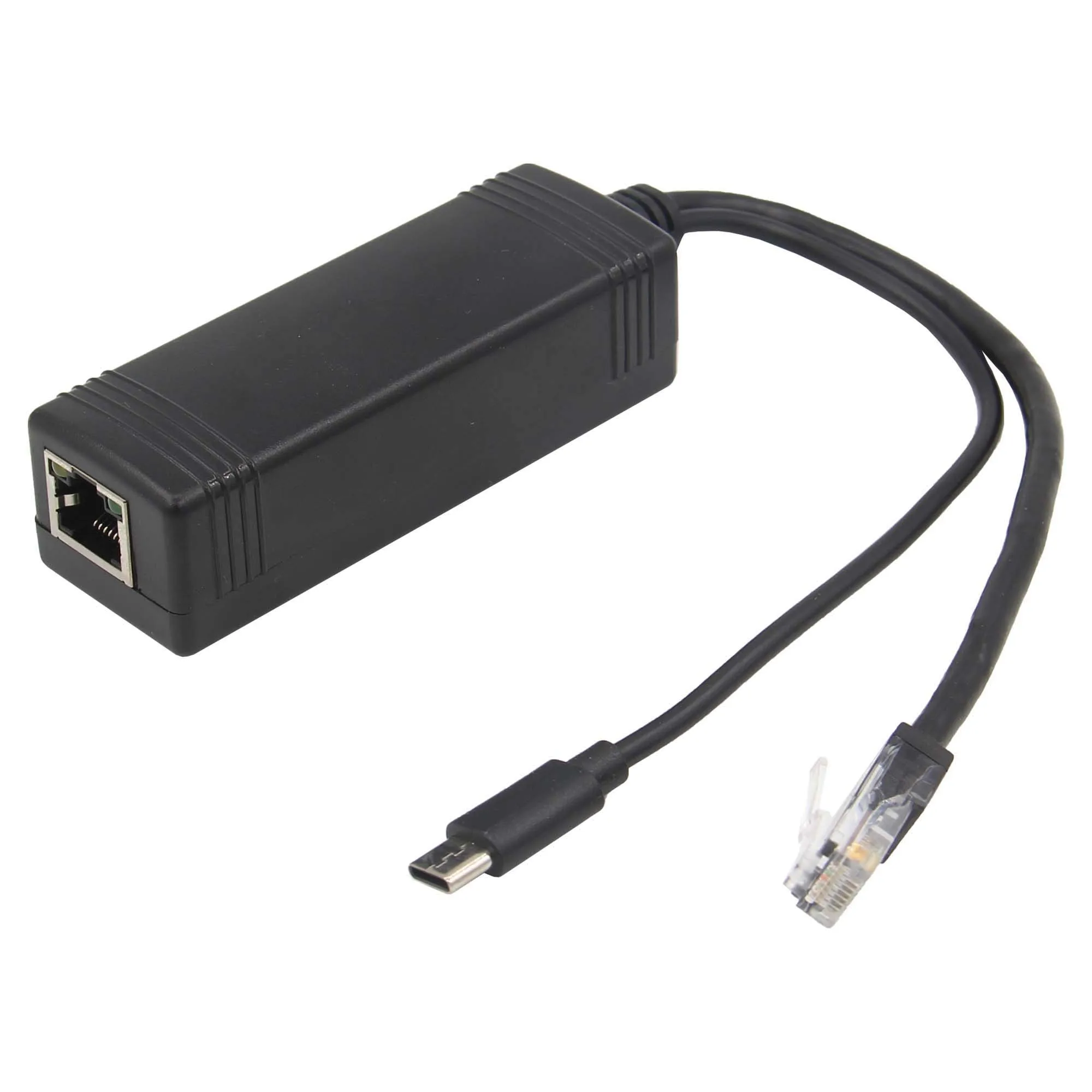 GeeekPi Gigabit USB-C PoE-splitter – 48V Naar 5V 4A, IEEE802.3af/at, Voor Raspberry Pi 4B/3B+ En Andere Micro-USB Apparaten 2 miniatura