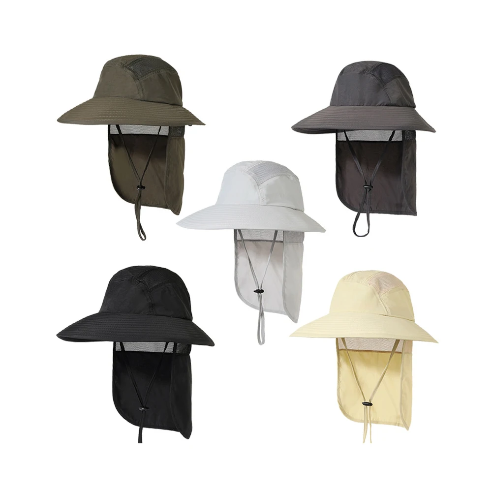 

Sunshade Camping Fishing Vacation Fishing Hat Sun Cap Daily UV Sun Protection Hat Protection Brim Neck Stylish