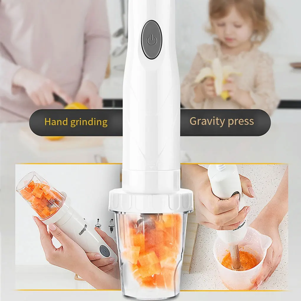 4 in 1 Portable Blender Electric Mixer Machine Juicing Meat Grinder Food Processors Cooking Stick Stirring Rod For Kitchen