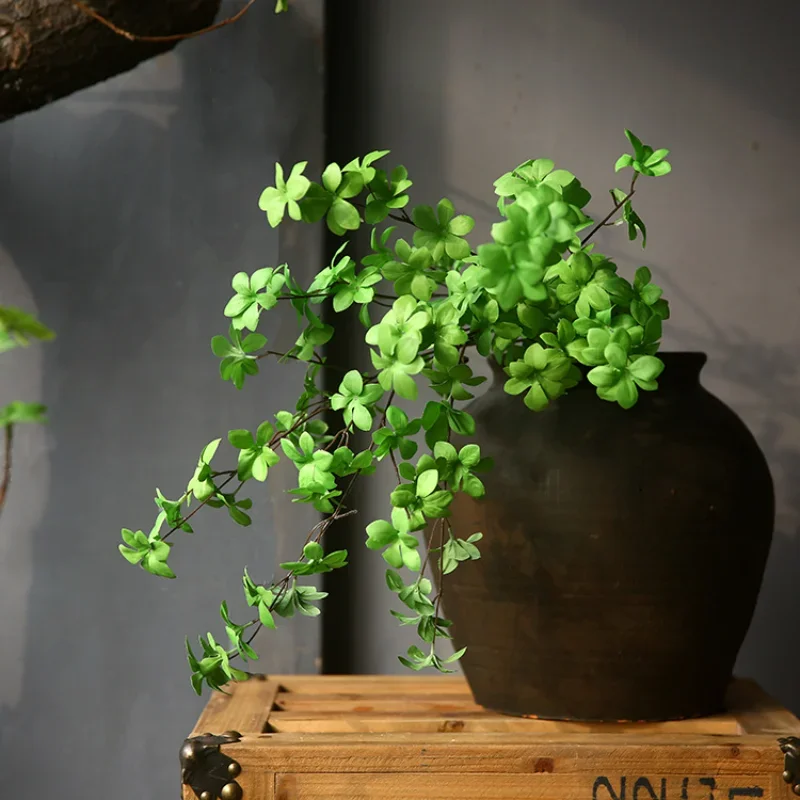 80cm Artificial Japanese Hanging Plant Green Plant Nordic Wind Horse Drunk Living Room Model Room Window Decoration