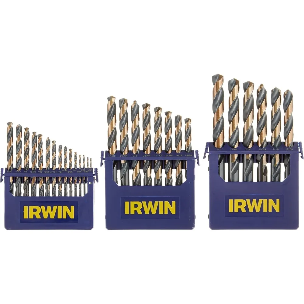29-Piece High-Speed Steel Drill Bit Set