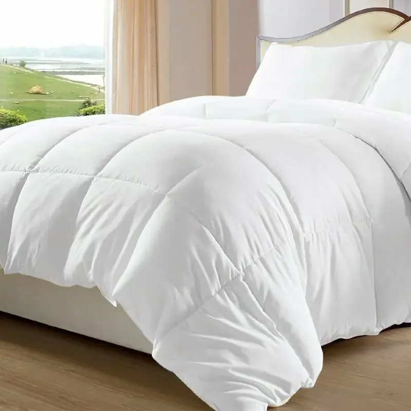 King/Double/Single Size 100% White Goose Down Comforter for Autumn Winter Duvet Insert Blanket Filling Feather Down Quilt Duvet view 5