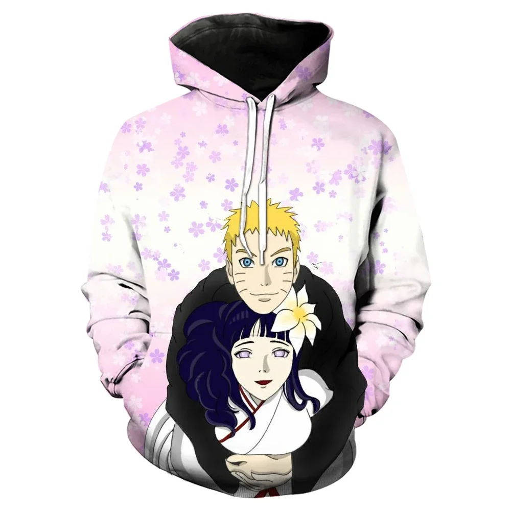 Uzumaki Naruto Sudadera con capucha para niños y niñas, nuevo Anime, sudadera con capucha para hombres, jersey con estampado 3D, sudadera con capucha MINISO para hombres, ropa informal para hombres