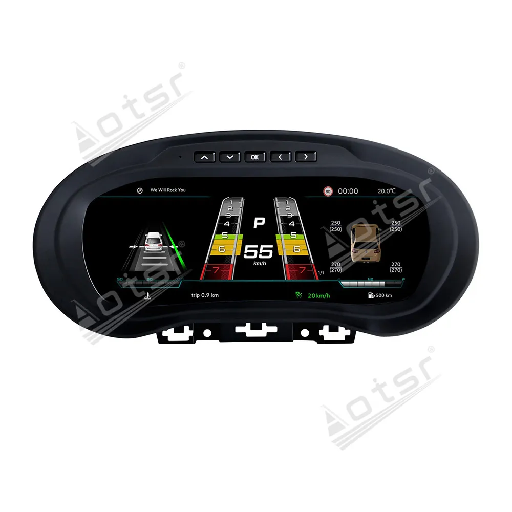 

Qualcomm Digital Cluster Odometer Screen For Volkswagen POLO 2012-2018 LCD Car Dashboard Instrument Panel Car Accessories