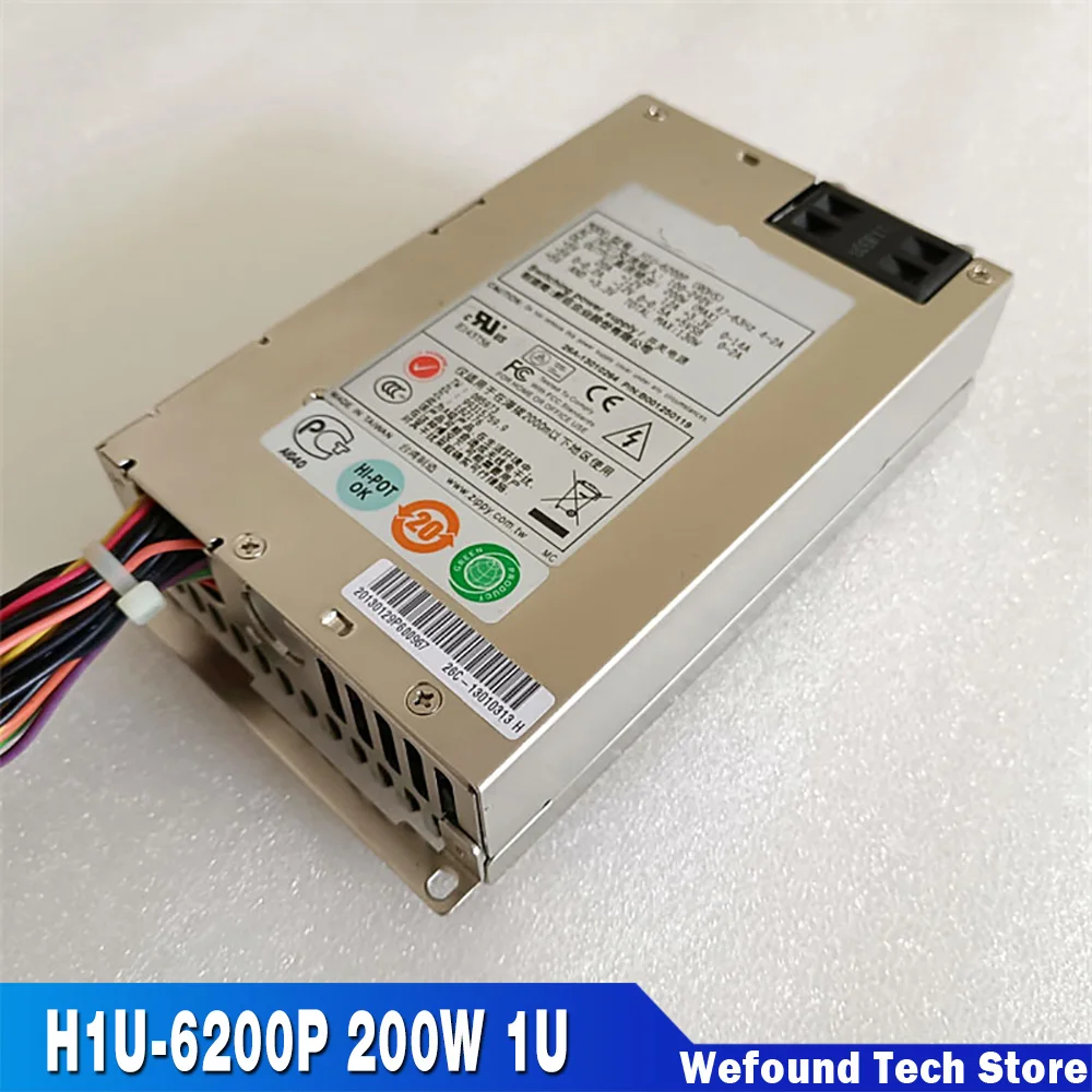 For Zippy Server Power Supply 200W Fully Tested H1U-6200P 200W 1U