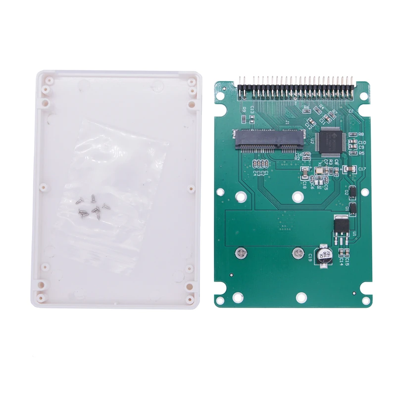 Msata to ide Gehäuse Gehäuse Box msata bis 2,5 Zoll ide 44-poliges Hochgeschwindigkeits-Festplatten gehäuse mini pci-e ssd Solid State externer Adapter