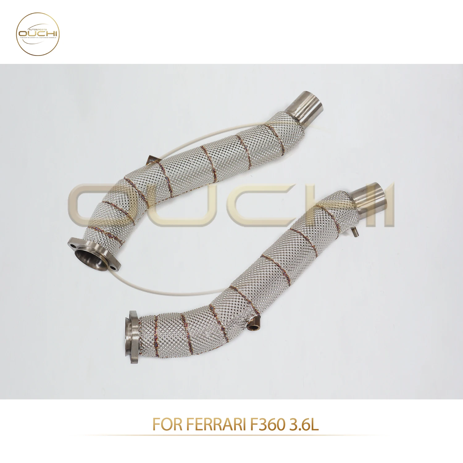 

OUCHI Ferrari F360 3.6L Downpipe | SS304 Straight-through Exhaust, Factory Direct & Heat Shield + Exact Fit
