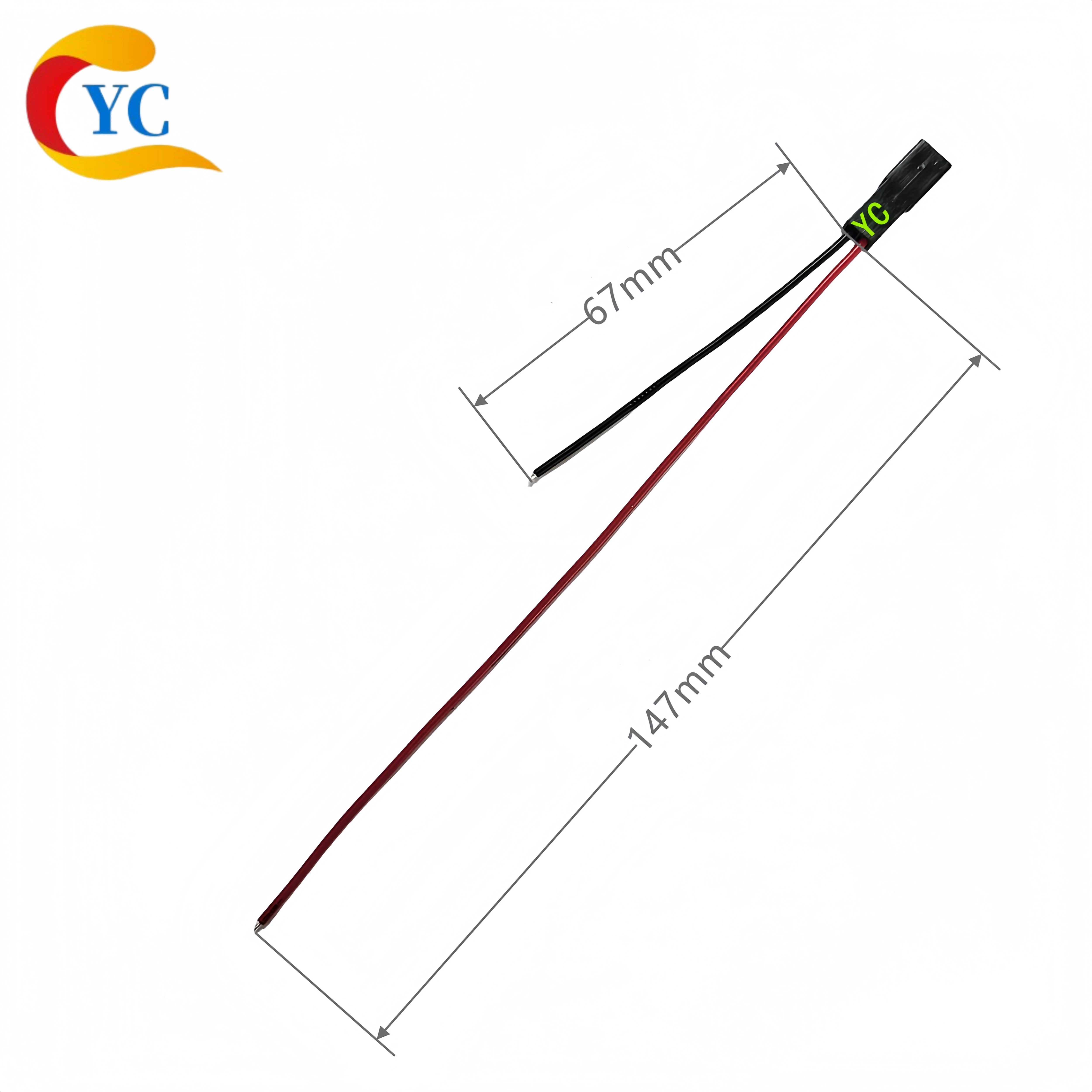 Cavo plug-in Jst Cavo terminale 2P Spina di ricarica a gomito di tipo C Cavo di collegamento Syp Connettore di collegamento aereo di aggancio di alimentazione Cavo Dupont maschio e femmina rosso e nero