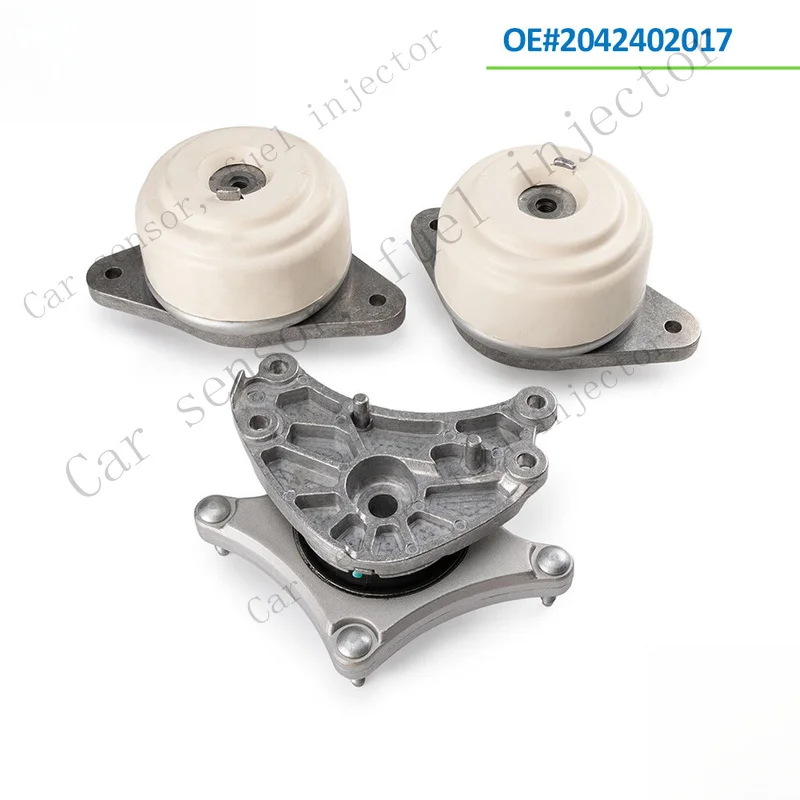 Q+ 3x 2042402017 Engine Motor & Transmission Mount For Mercedes-Benz E350 2010-2016