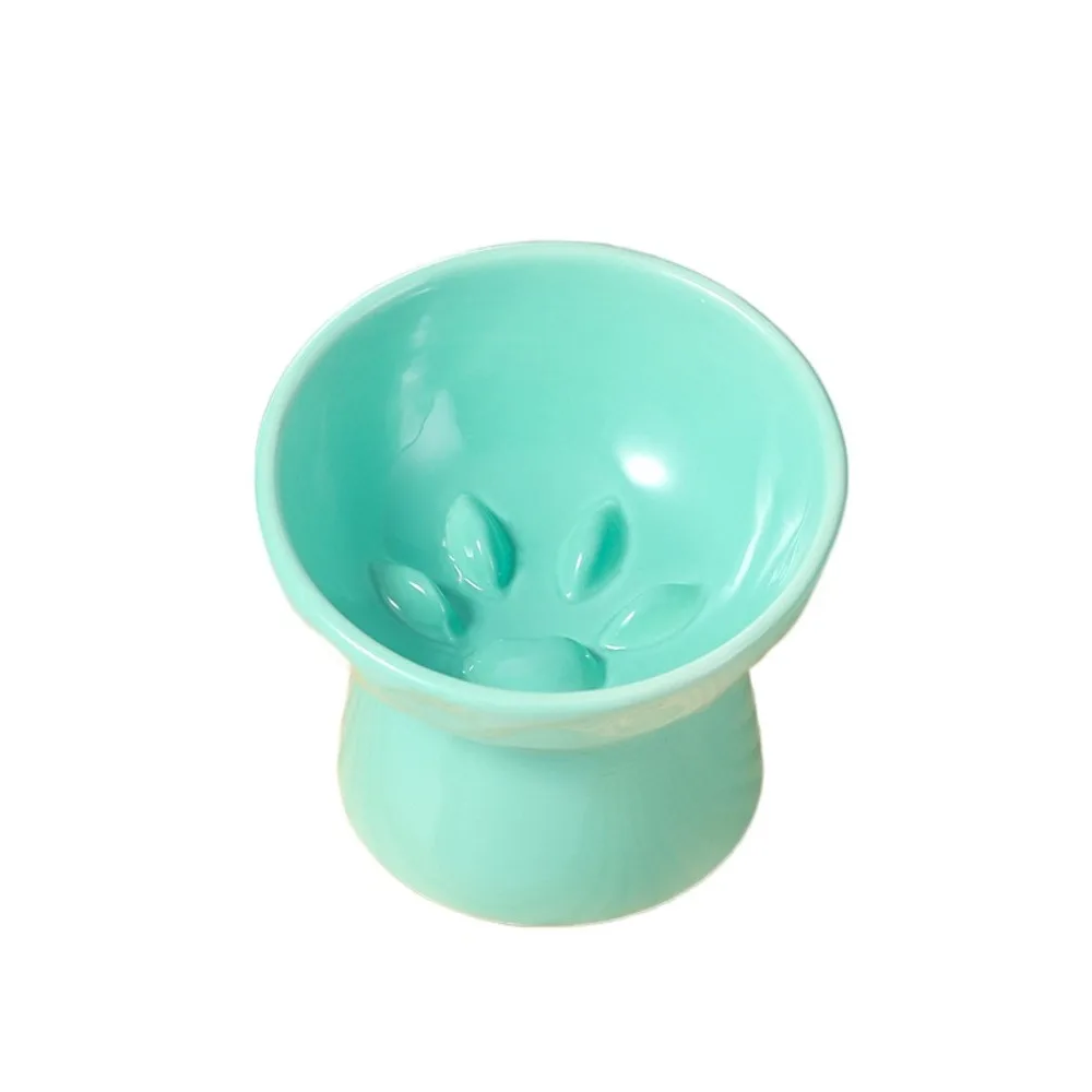 

Slanted Mouth Cat Slow Food Bowl Multi-use Large Capacity Pet High Foot Bowl Anti Tipping Non-slip Dog Feeding Basin