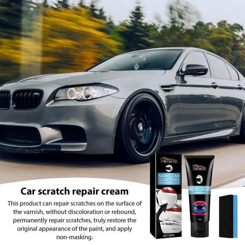 

Car Scratch Remover Auto Long Lasting Paste Polishing Scratch Remover 60ml Paint Repair Paste Supplies For Most Paint colors