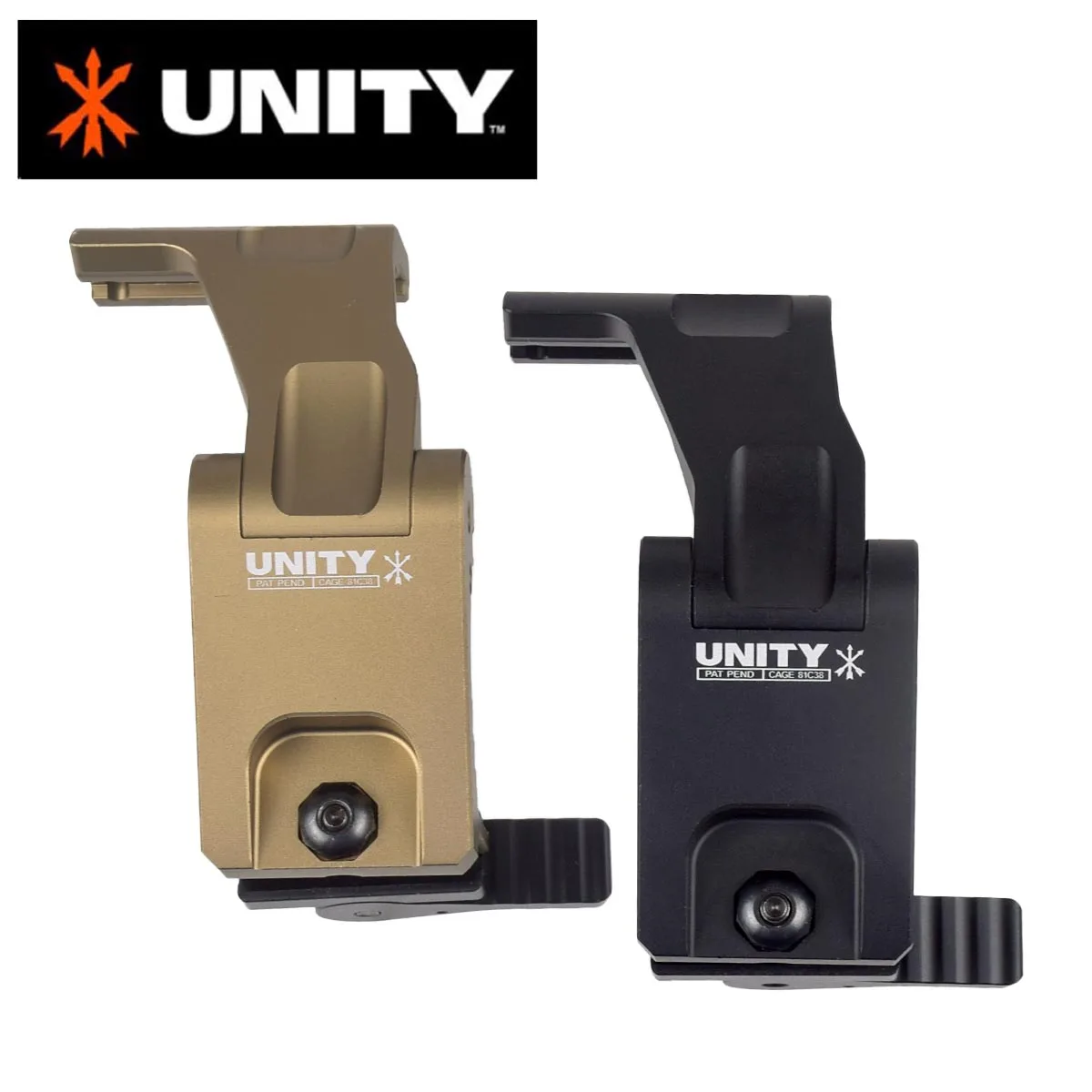 Taktis Metal UNITY LOGO cepat OMNI FTC kaca pembesar dudukan optik Base G23 G30 G33 G43 G45 2.26 "OPTIK tinggi pemandangan Scope Mounts